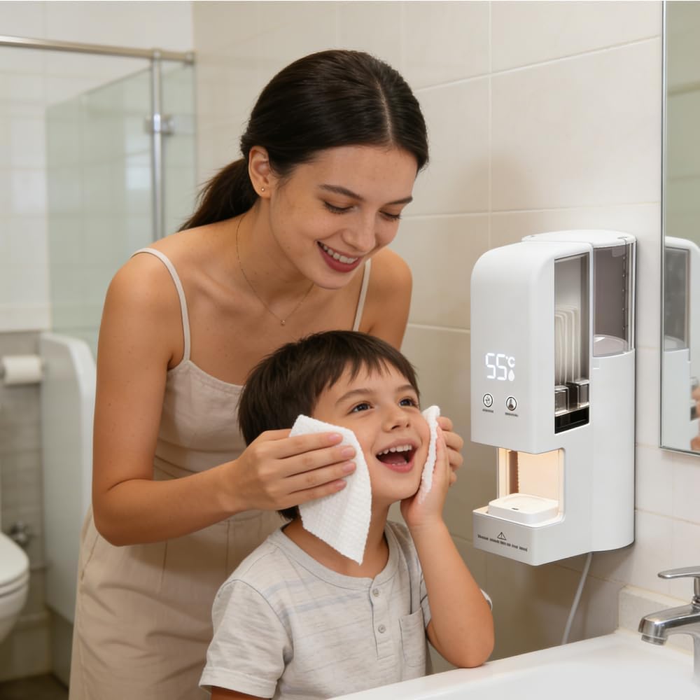 Hot Towel Warmer - Professional Disposable Spa Towel Dispenser with 100 Towels | Efficient Heating
