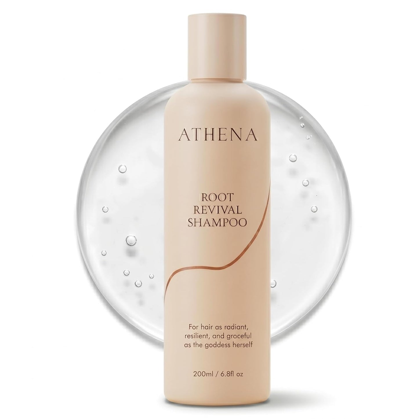 Athena Root Revival Shampoo | Hair Growth Formula for Thinning Hair - Nourishes Scalp & Reduces Breakage, 6.8 Fl.Oz