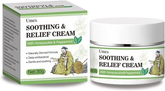 Umex Hydrating Body Cream for Dry, Sensitive & Rough Skin – Moisturizing Lotion with Honeysuckle & Mint for Soft, Smooth, Nourished Skin