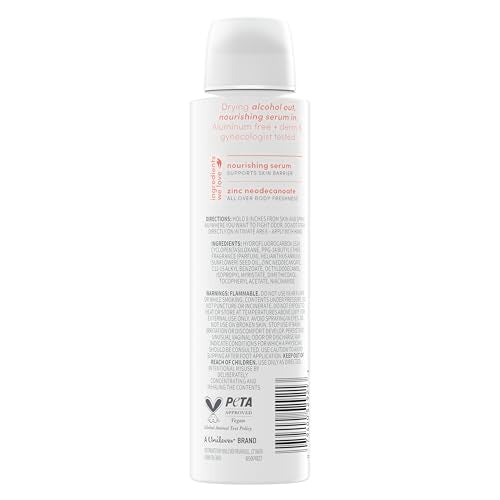 Dove Peach Glow Alcohol-Free Whole Body Deodorant Spray, 4 oz