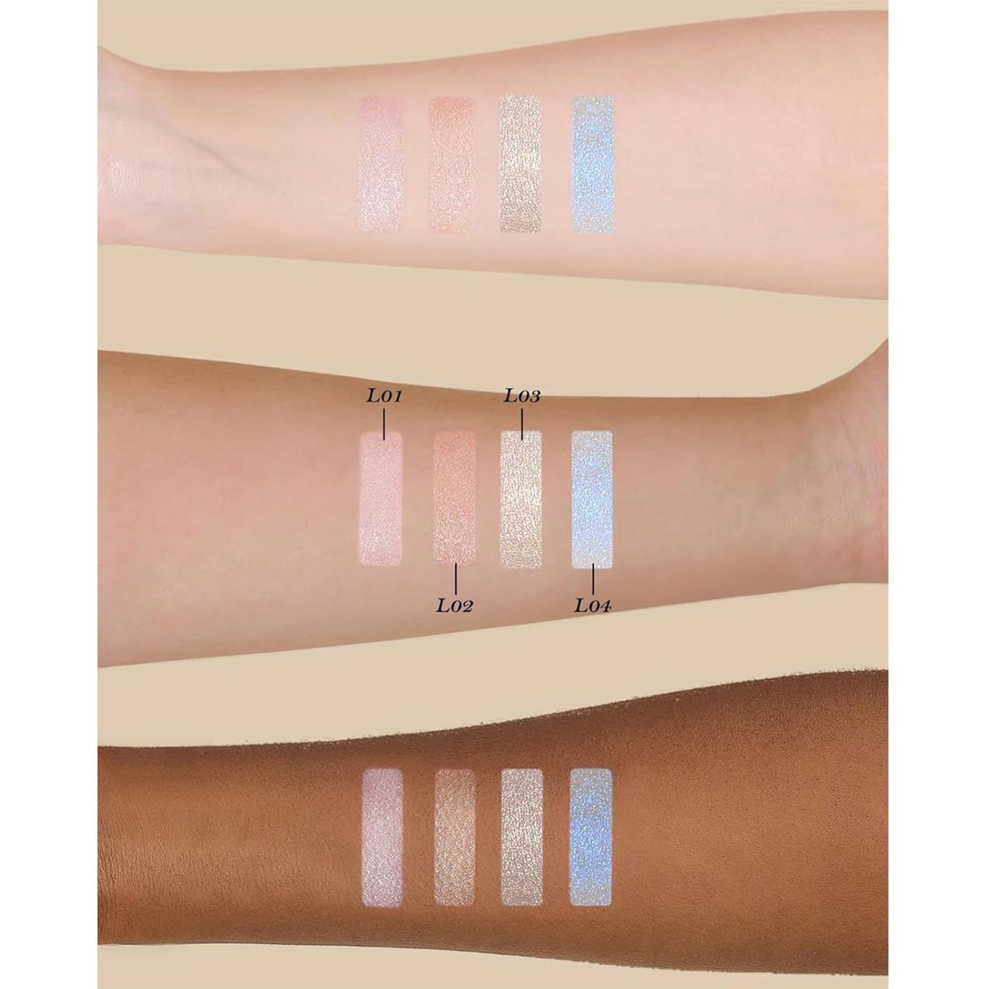 Little Angel Embossed Highlighter - Rose Champagne Powder | Warm Rose Gold, Pearly Shimmer, Long-Lasting Glow