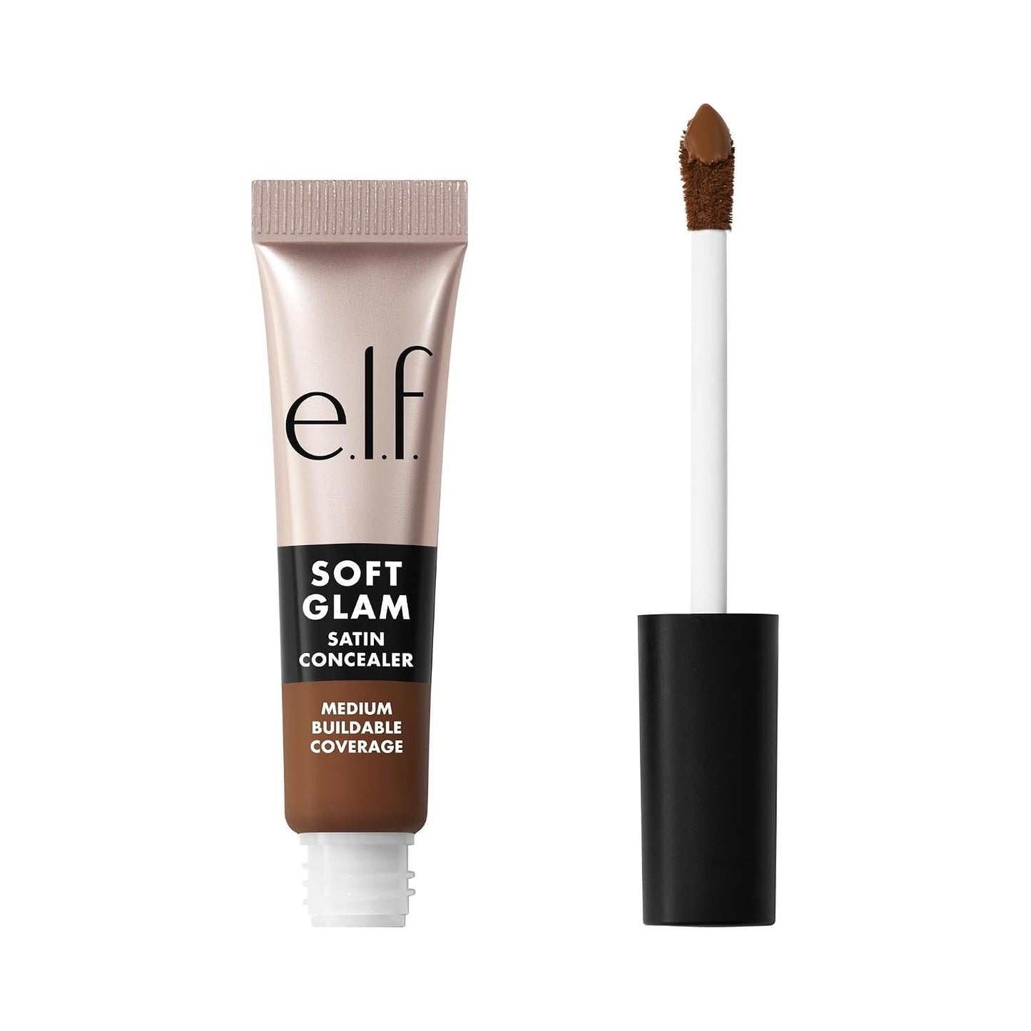 e.l.f. Soft Glam Satin Concealer - Medium Coverage, Crease-Resistant, Long-Lasting | 13 Fair Neutral