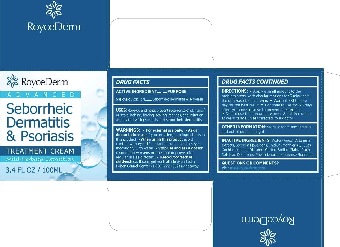 Seborrheic Dermatitis & Psoriasis Treatment Set - Scalp Therapy Cream, Shampoo & Conditioner for Itching, Flaking Relief | 3-Piece System