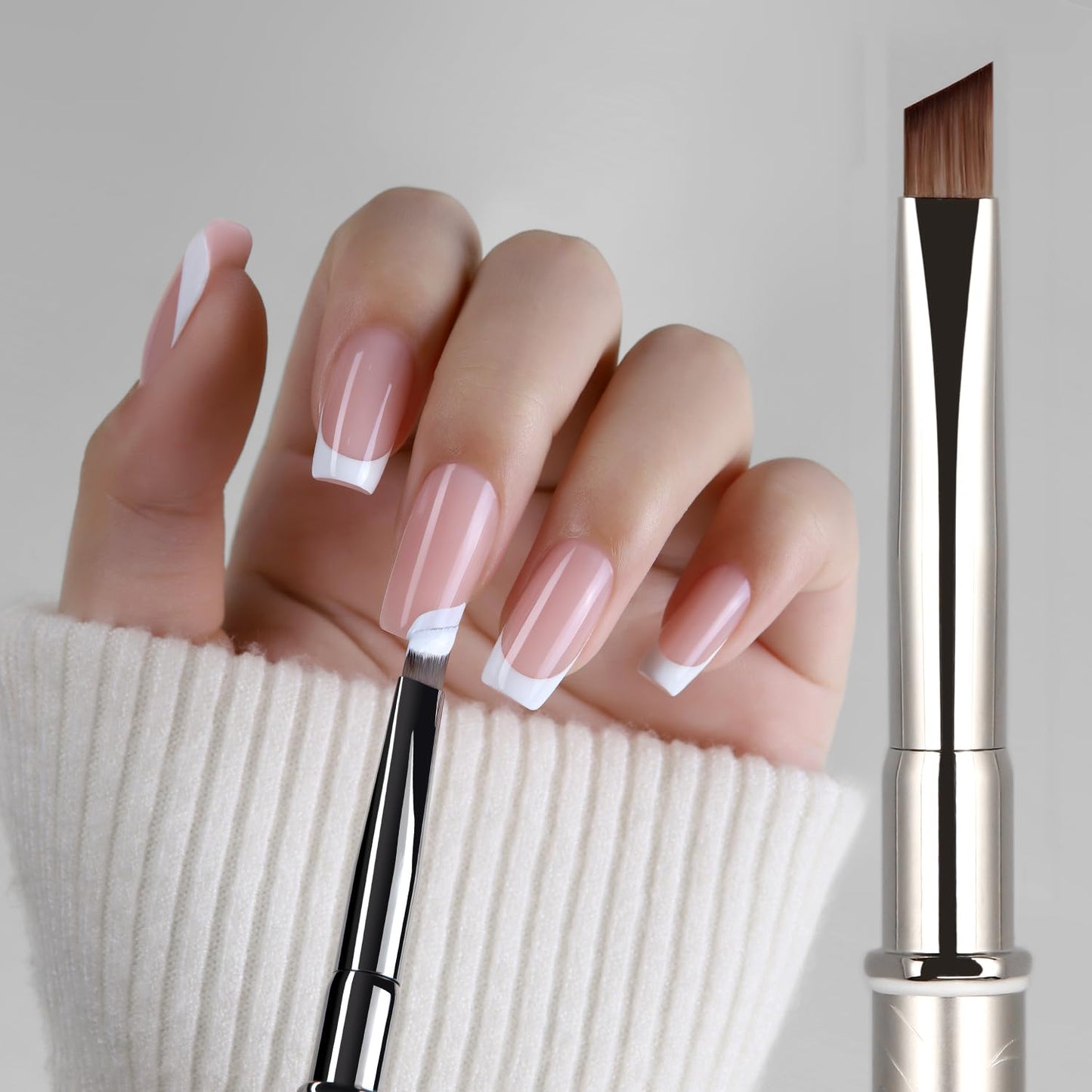 EliteAlly Nail Art Brushes - 12mm Slim Liner Brush for Professional Nail Art Design | Perfect for Manicure Painting