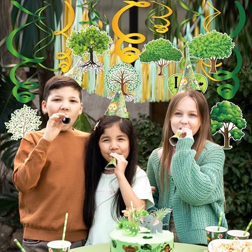 30Pcs Family Tree Hanging Swirls for Family Reunion Decorations