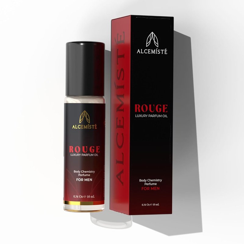 Pheromone Cologne For Men - Concentrated Oil-Based Perfume | Long-Lasting Amber & Musk Scent - 0.34 oz