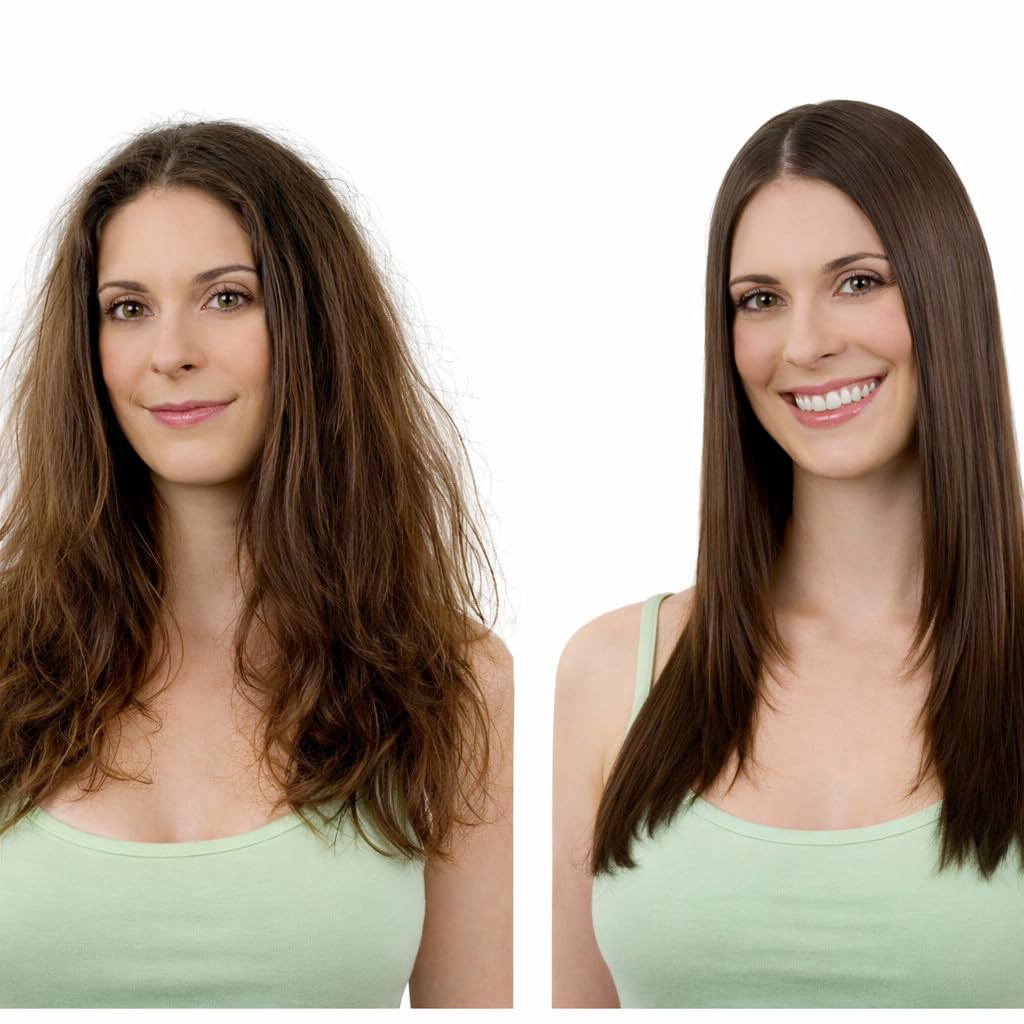 Brazilian Keratin Hair Straightening Treatment - Professional Organic Formula for Shiny, Natural-Looking Hair | 4 oz