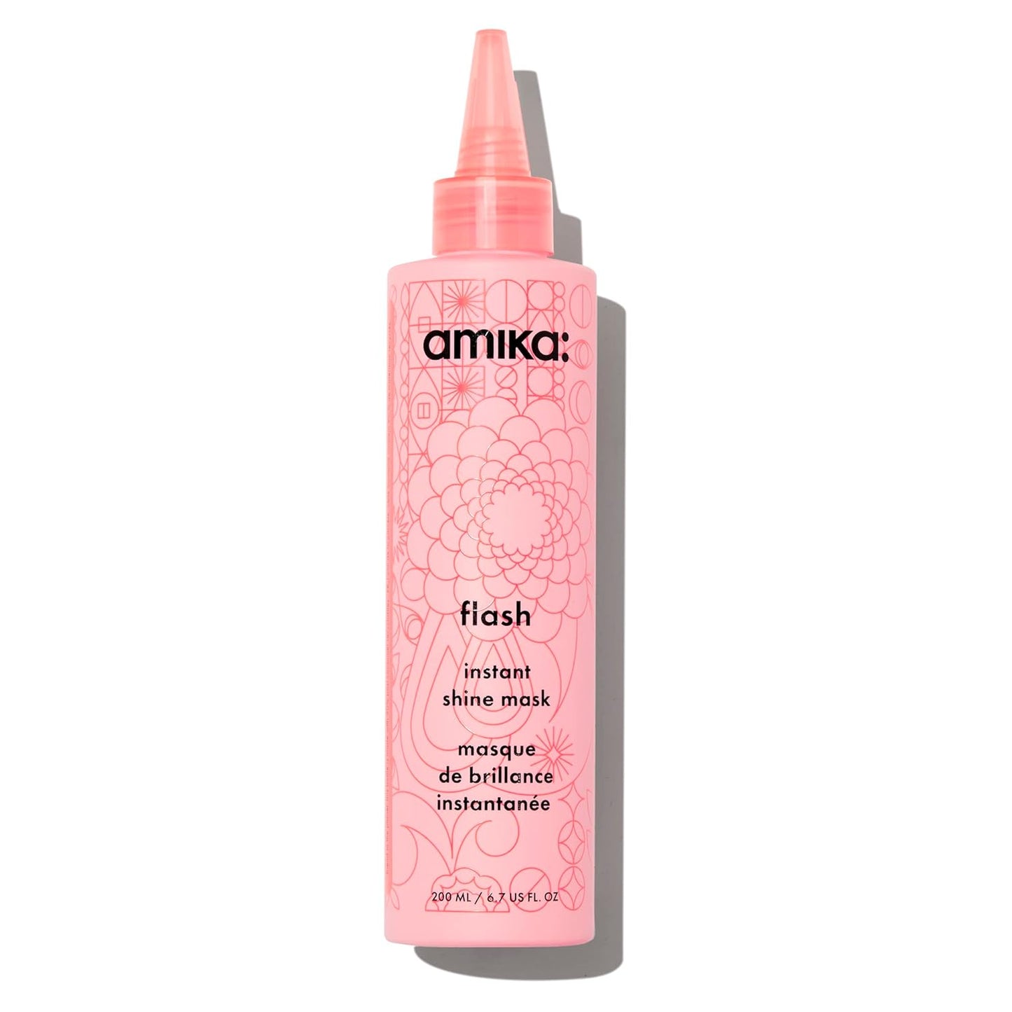 Amika Flash Instant Shine Mask - Deep Conditioning Hair Treatment for Glossy, Radiant Locks