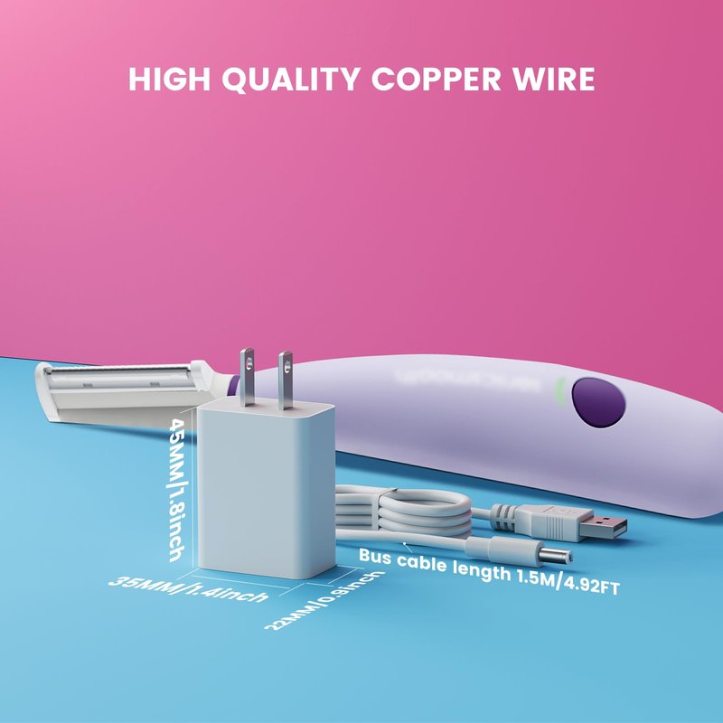 Dermaplaning Tool Charger Cord Compatible with Michael Todd Beauty Sonicsmooth Sonicsmooth Pro+ Dermaplane for Women Face Replacement Battery Power Supply Adapter