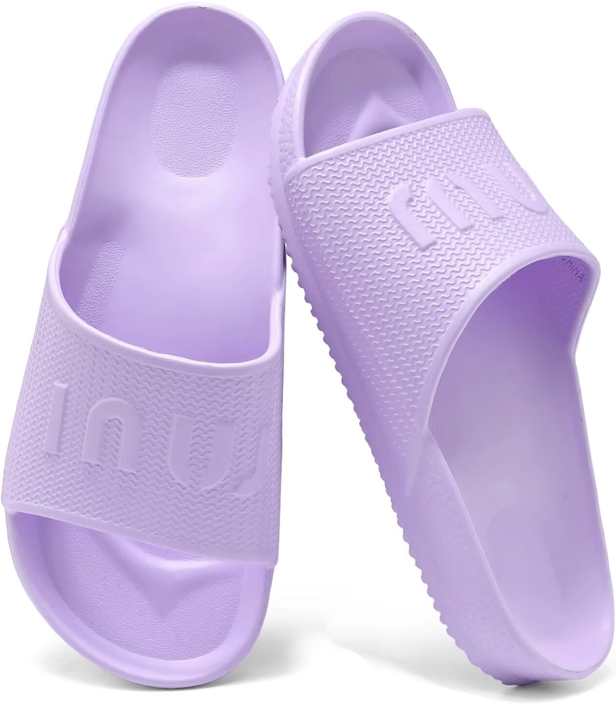 Arch Support Slides - Comfortable Beach & Pool Slippers | Lightweight Quick-Dry Shower Sandals