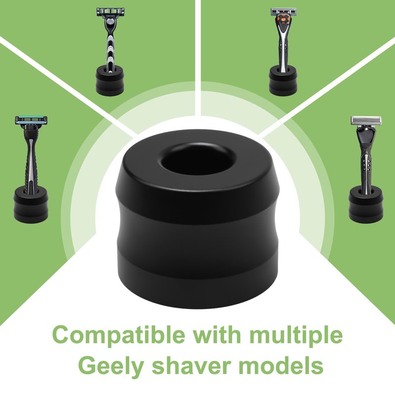 Nextpal 2 Pack Razor Stand For Men, Stand Compatible with Gillette Razors, Opening Dia 0.7" (16mm) Suitable for Various Shaver Handles Alloy Steel Bathroom Countertop Organizer