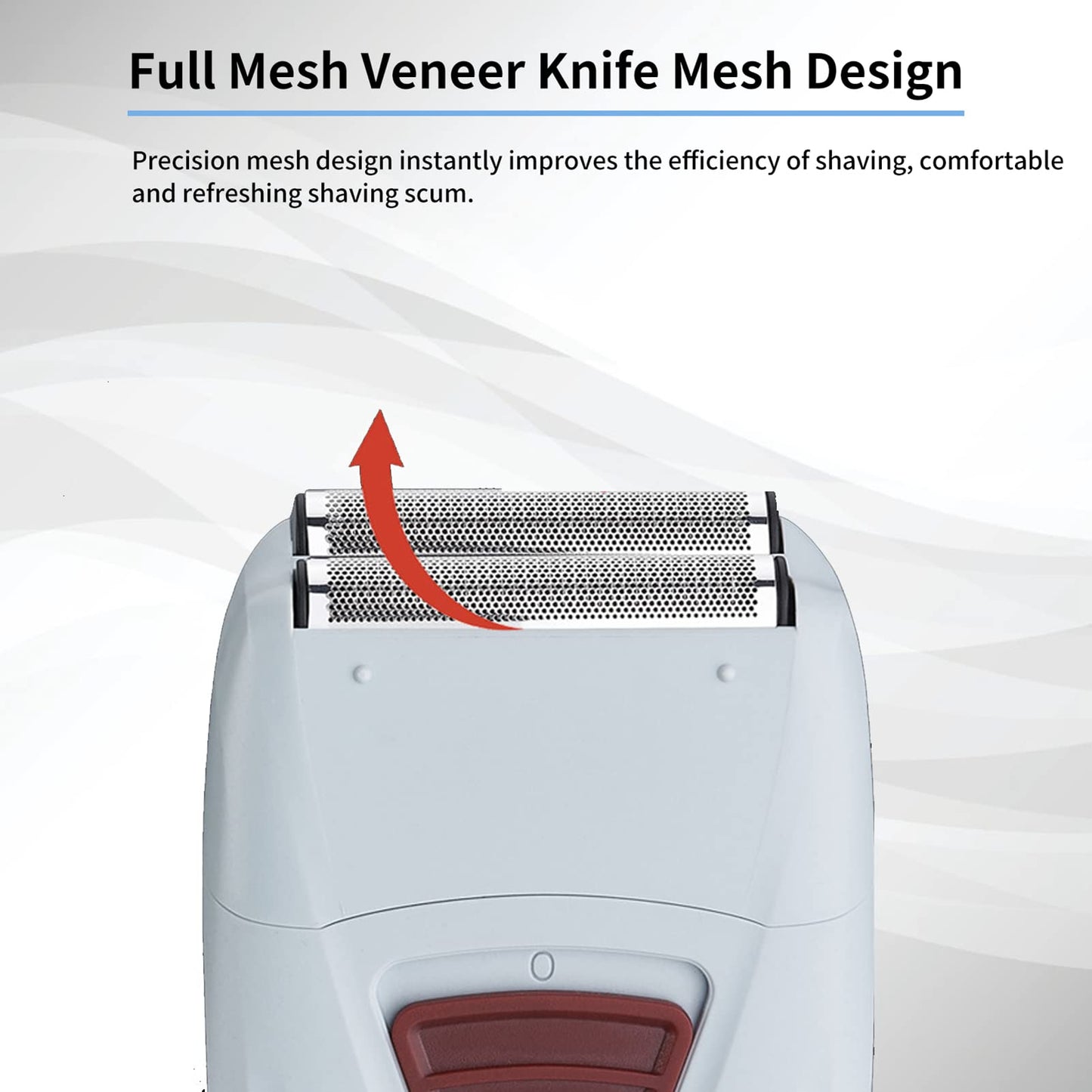 Electric Hair Clipper, Rechargeable Men Electric Hair Clipper Trimmer Double Head Reciprocating Shaver