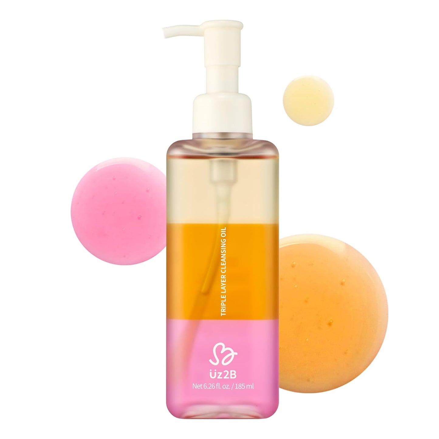 Cleansing Oil - Triple Layer Oil, Serum & Water | Deep Cleanse Makeup & Blackheads | Hydrating with Centella & Jojoba Oil | 185 ml / 6.26 fl. oz.