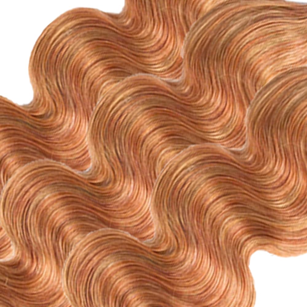 30 30 30 Inch Honey Blonde Human Hair Bundles Color 30 Brown Body Wave Bundles Peruvian Virgin P2730 Highlight Brown Bundle Hair Extensions