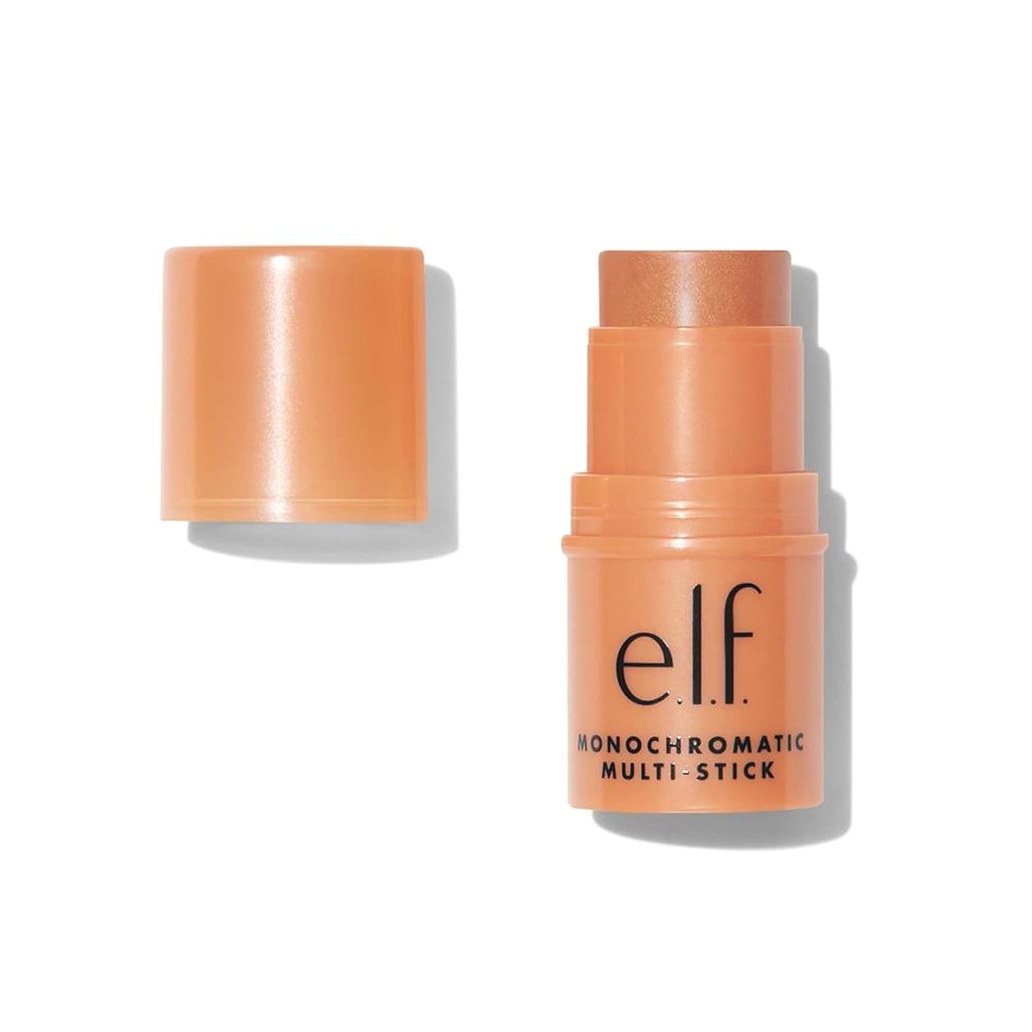 e.l.f. Monochromatic Multi Stick - Creamy & Blendable Color for Eyes, Lips & Cheeks | Glowing Mango, 0.17 Oz