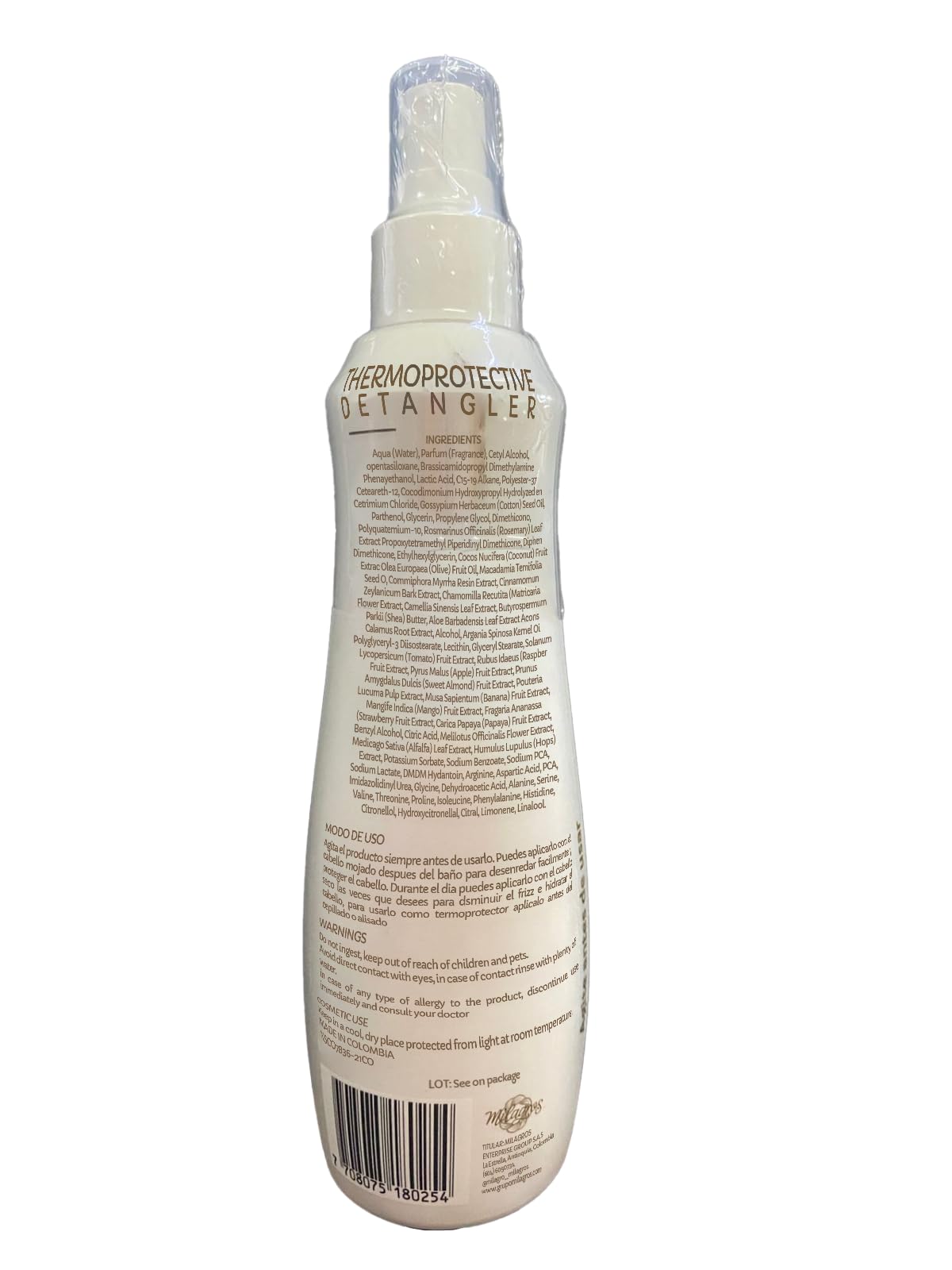 Milagro Ritual Herbal Shampoo & Conditioner Set (5 Pack) - Tonico, Desenredante, Perfume Bali