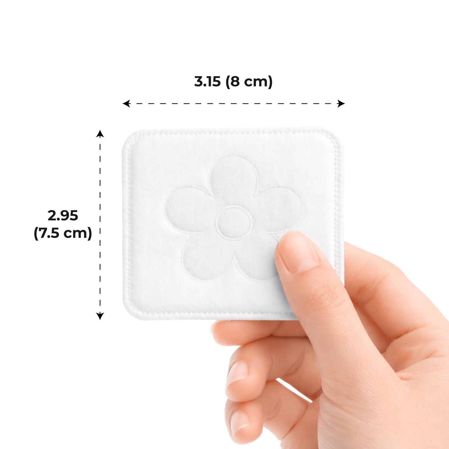 CALLA BEAUTY Velvet XL Cotton Pads, 300 Counts (250 + 50 Extra) - Premium Spunlace Technology - Large, Ultra Soft Square Pads for Makeup Removal, Toner, Nail, Lint-Free & Absorbent for Face & Body