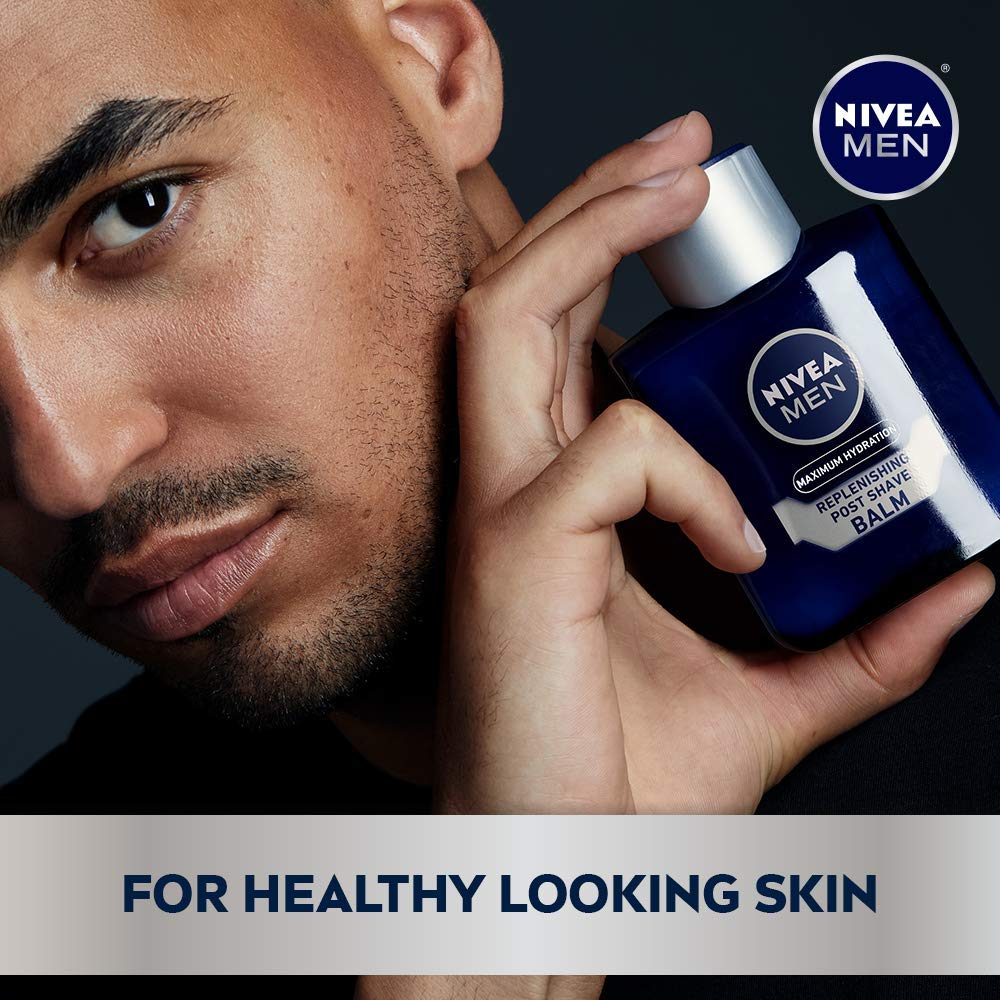 Nivea Men Maximum Hydration Moisturizing Post Shave Balm - No Greasy Feel - 3.3 fl. oz Bottle