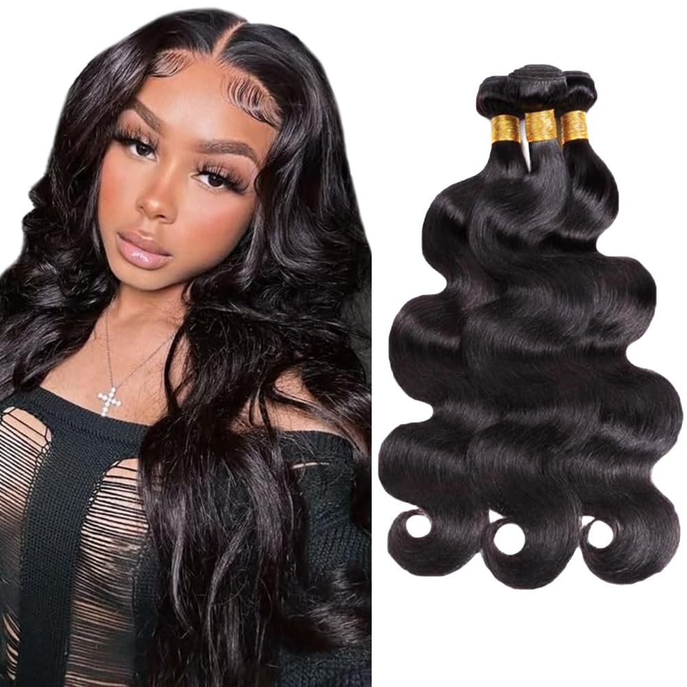 Bundles Human Hair Body Wave Bundles 18 20 22 Inch Unprocessed Virgin Soft and Silky 1b Bundle Hair Extensions 300g