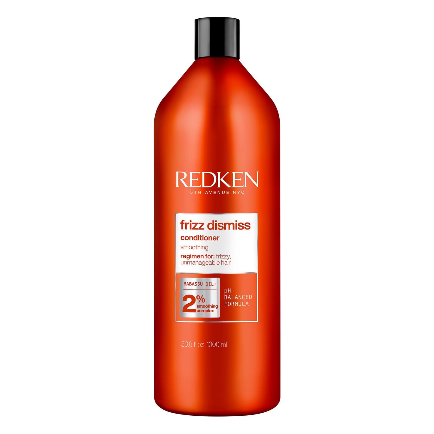 Redken Frizz Dismiss Conditioner – For Smoother Hair, 33.8 Fl Oz