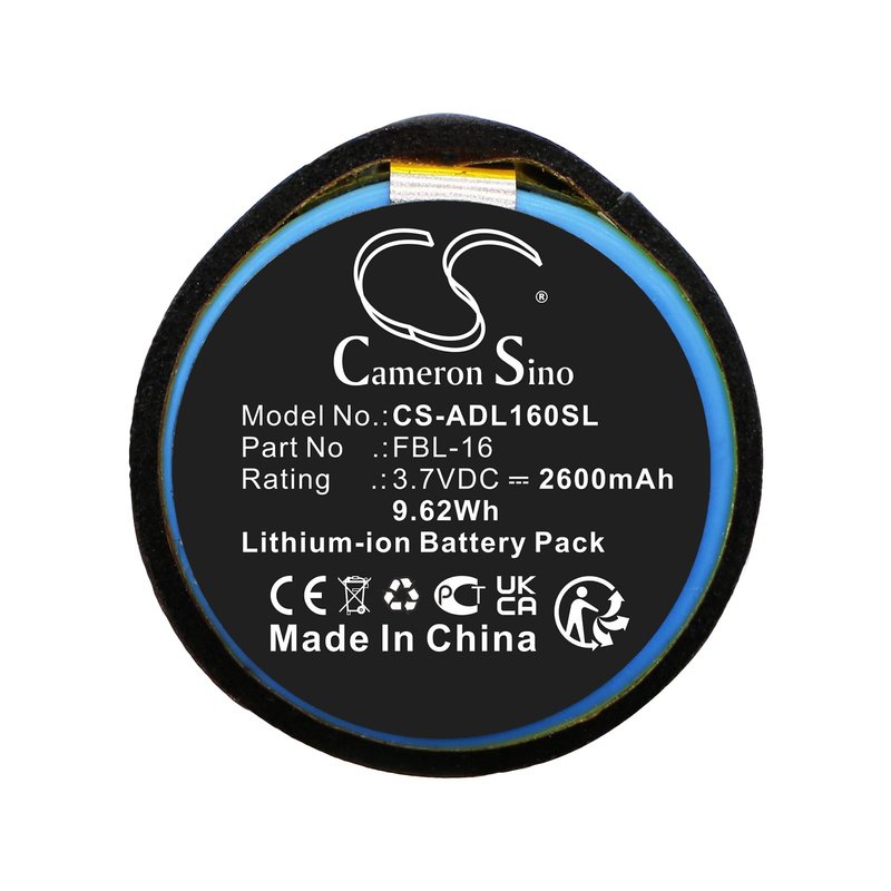 Cameron Sino 2600mAh Battery for Andis FBL-16, 73008, Cordless Envy Li Hair Clipper, Cordless Envy, 8224, Cordless Envy Li Switch Sled, LCL Easy-Clip Clipper, LCL Clipper, Envy Li Cordless Clipper