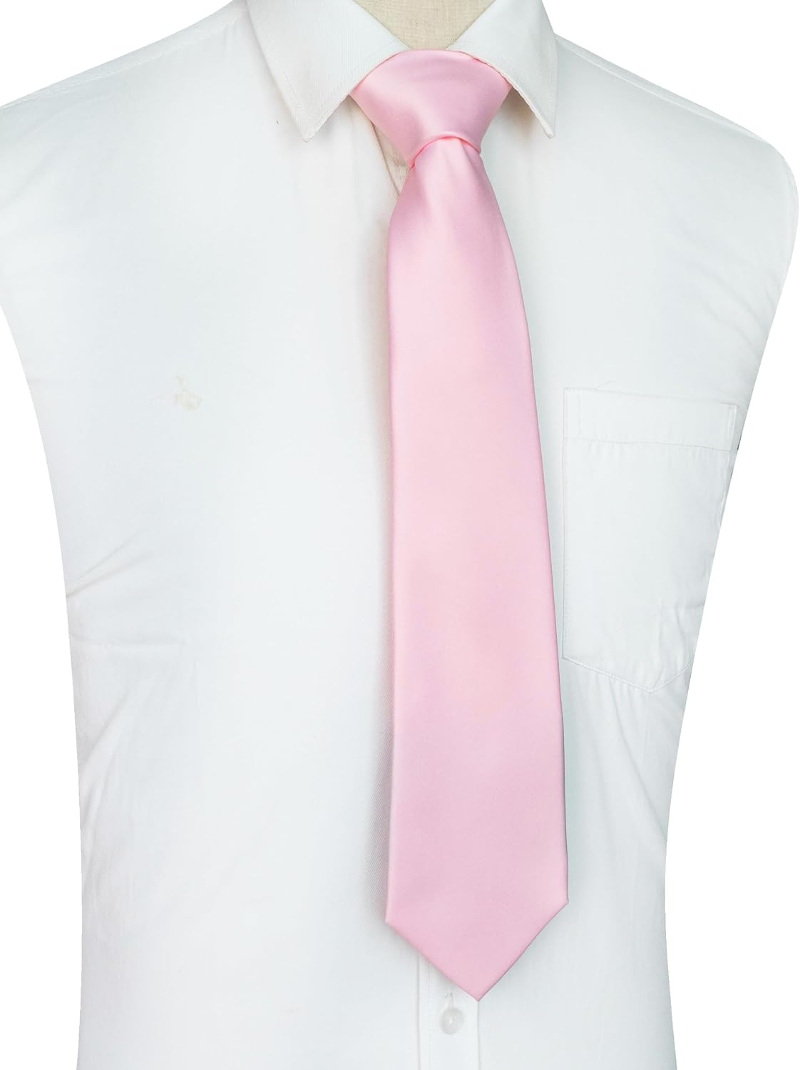 Solid Color Tie for Men - Business & Wedding Necktie | Elegant Design