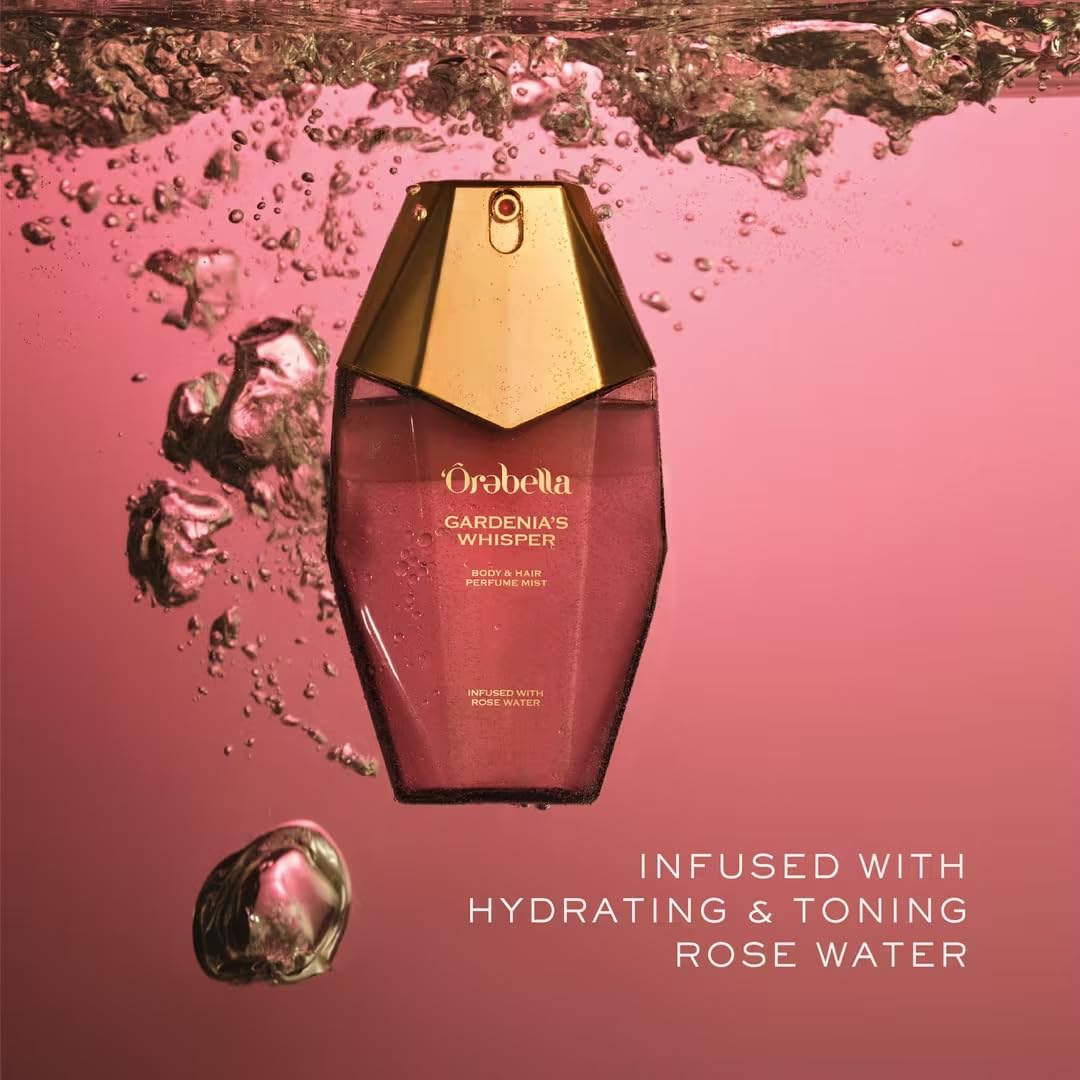 Gardenia's Whisper Bi-Phase Body & Hair Perfume Mist - 4.1 oz / 120 mL | Luxurious Fragrance by Bella Hadid