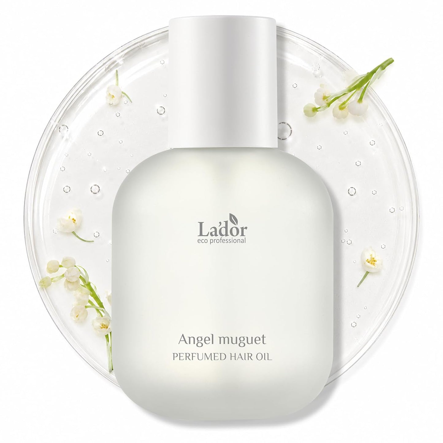 LA’DOR Perfumed Hair Oil - Floral Musk Fragrance with Argan & Avocado Oils | 2.70 Fl Oz for Shine & Frizz Control