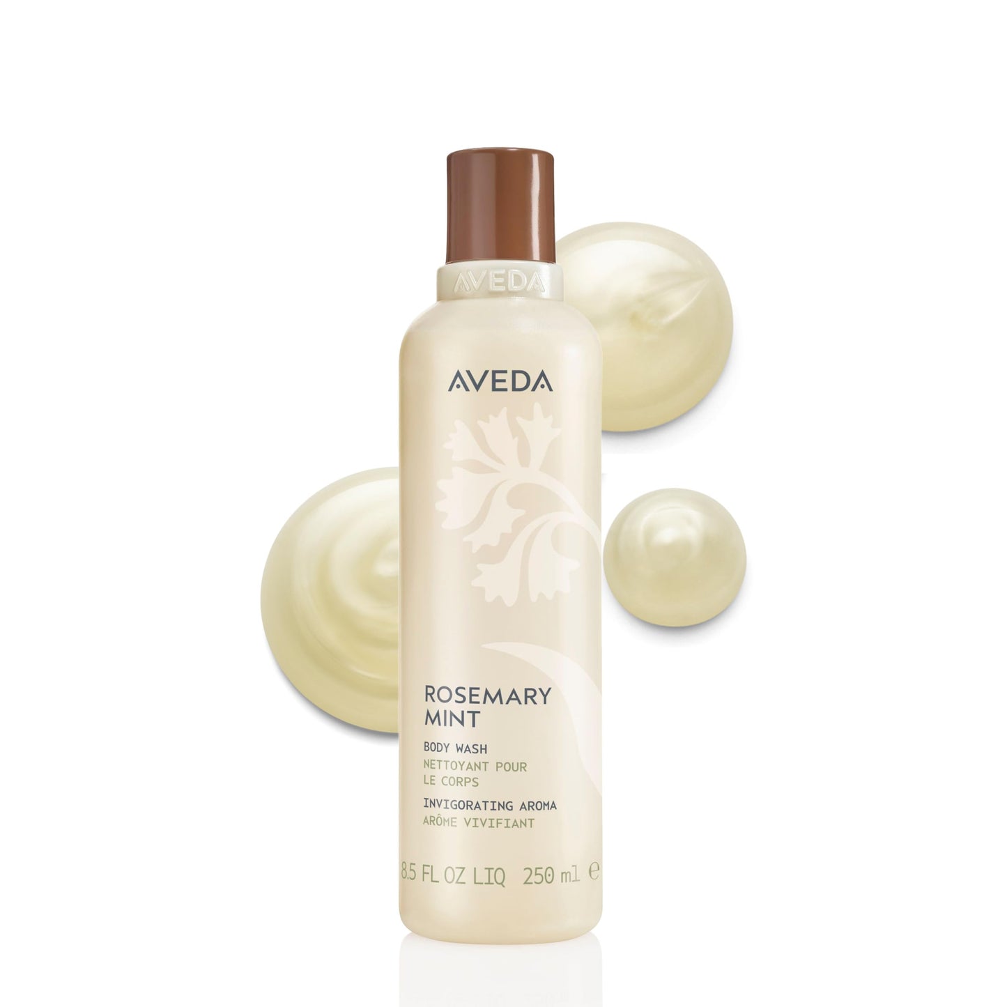 Aveda Rosemary Mint Hand & Body Wash | Liquid Hand Soap and Body Wash | with Invigorating Aroma of Certified Organic Peppermint & Rosemary, 8.5 Fl Oz