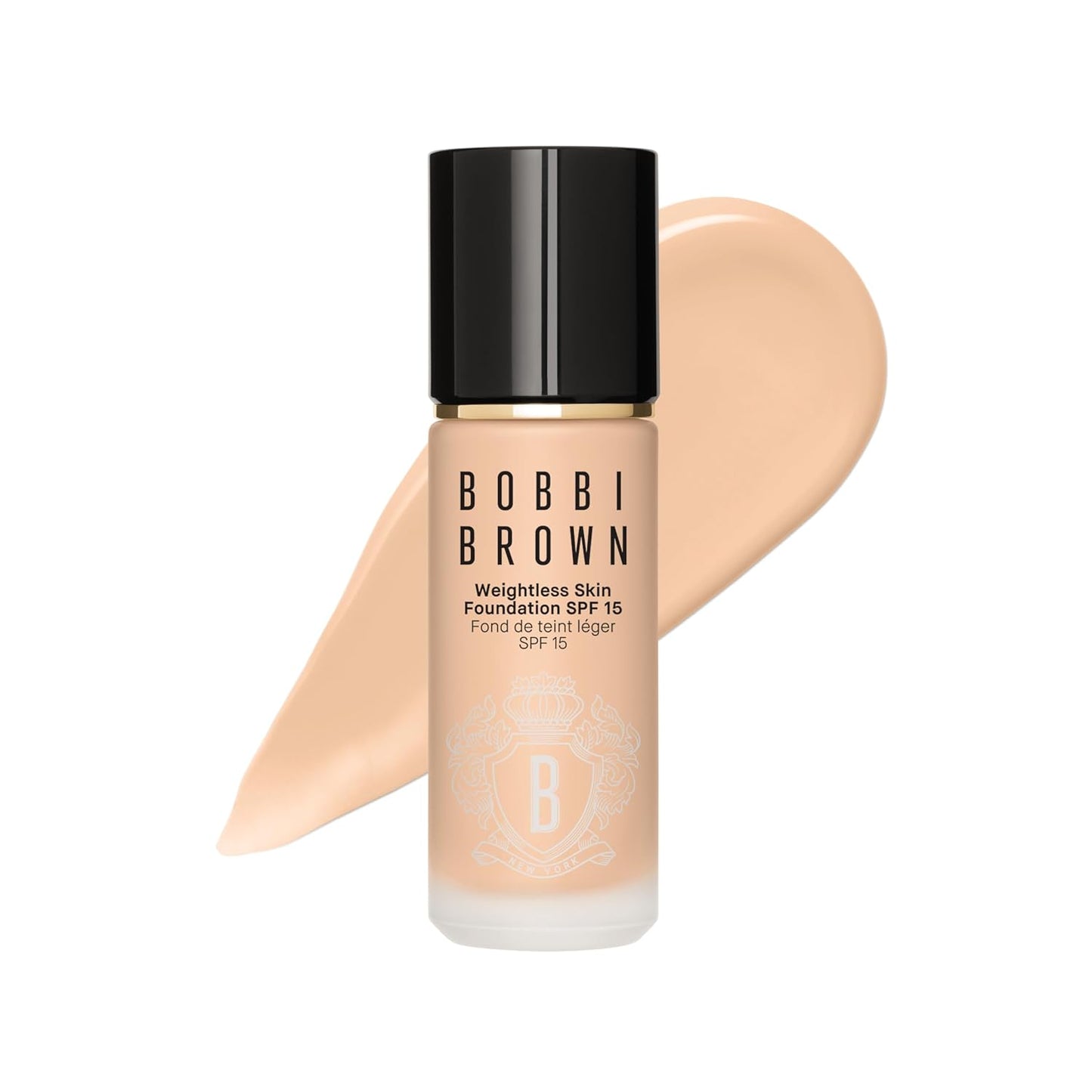 Bobbi Brown Weightless Skin Foundation SPF 15 - Oil-Control & 24-Hour Hydration | Natural Matte Finish, 1 Fl Oz
