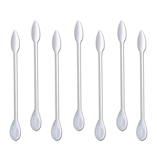 Precision Makeup Cotton Swabs - Double-Ended XL Cotton Buds with Pointed & Flat Tips | 375 Pcs for Flawless Beauty Application