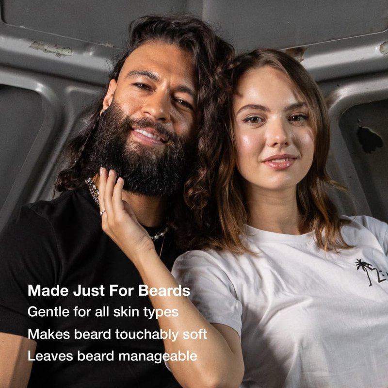 ZEUS Italian Cypress Beard Conditioner Wash with Essential Oils for Men, Deep Cleansing Hydration for Softer Facial Hair with Avocado, Aloe Vera & Jojoba Oil (Made in USA) 4 oz.