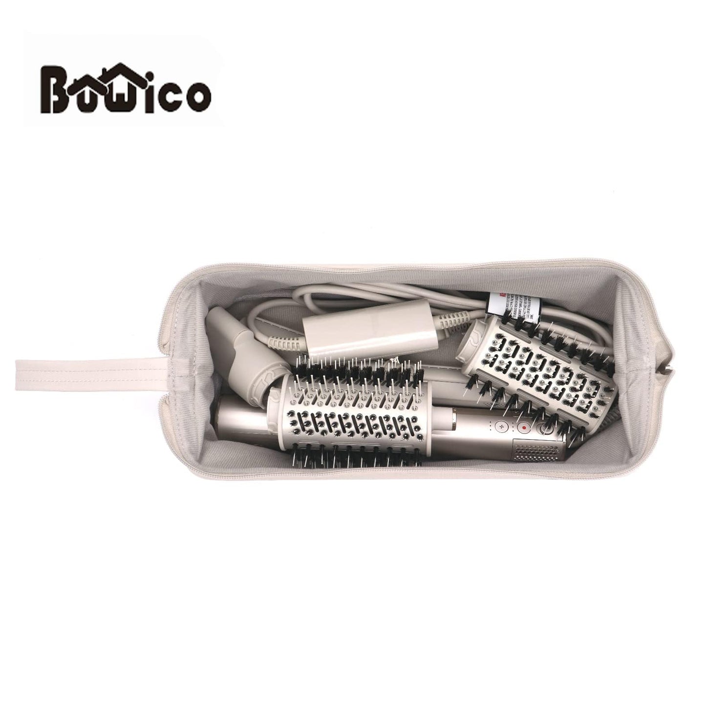 Buwico Travel Case for Dyson/Shark Flexstyle Hair Styler - Travel Pouch for Complete Styler and Attachments (Patent Pending)