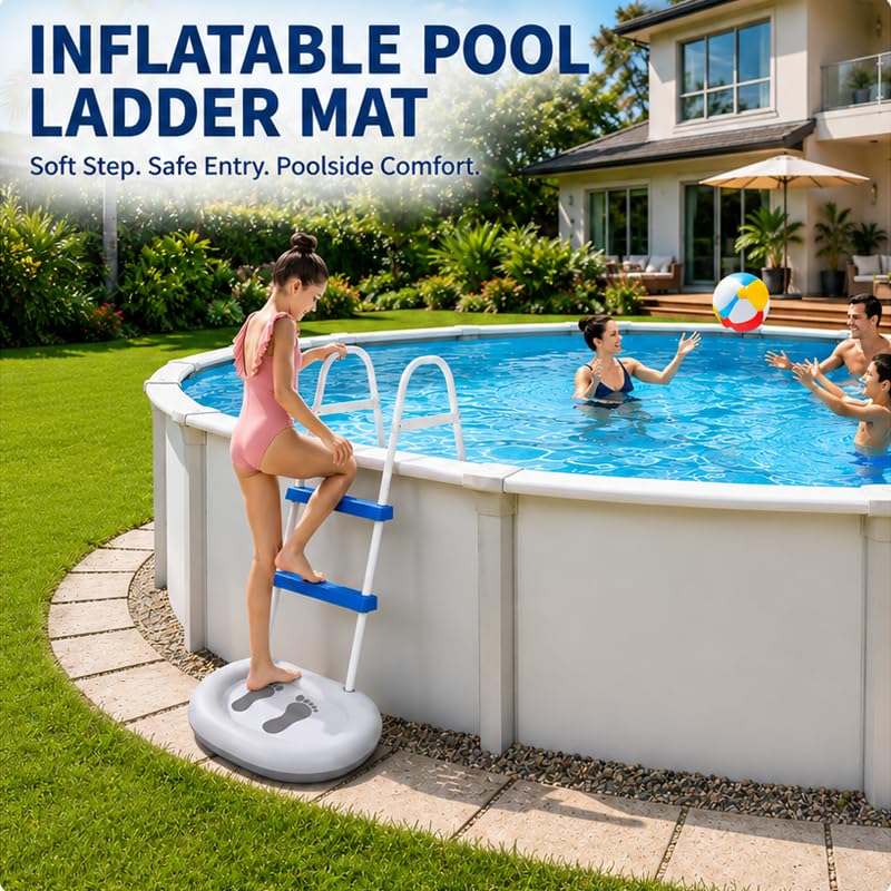 Inflatable Pool Foot Bath Basin for Easy Foot Cleaning
