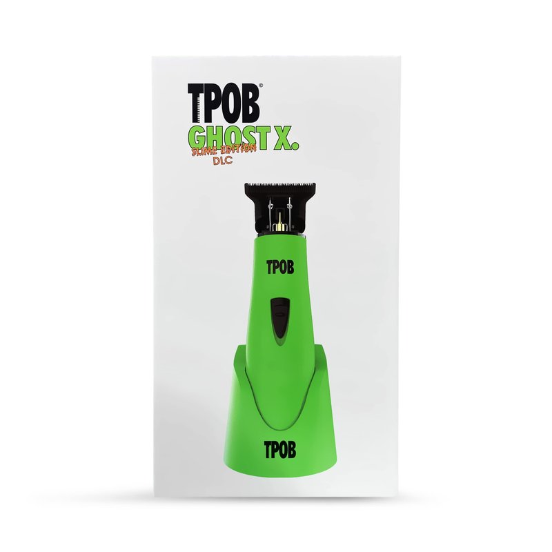 TPOB Ghost X Beard Trimmer Hair Clippers for Men, Professional Hair T-Blade Trimmer Cordless Rechargeable Edgers Clippers Electric Beard Shaver (Ghost X Slime)