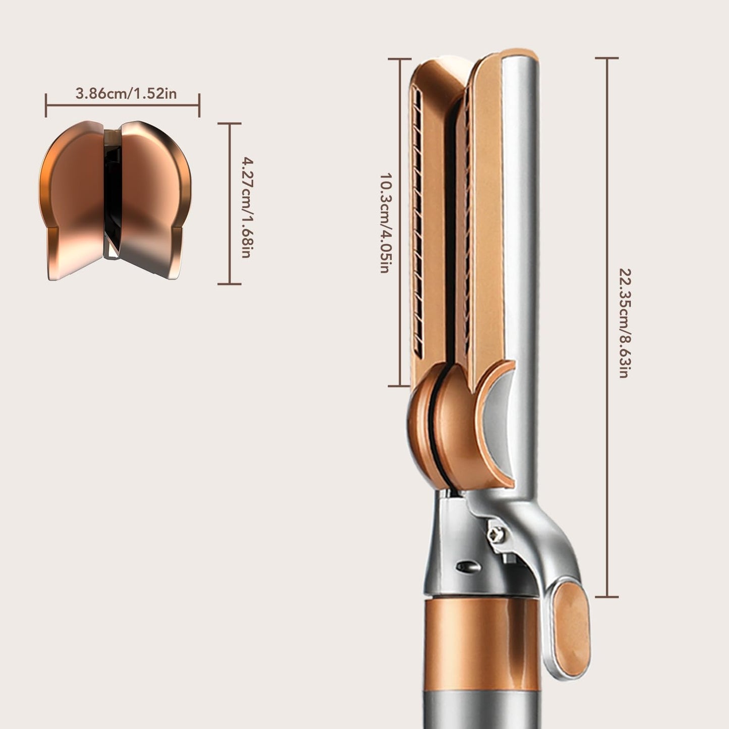 Dyson Airwrap Attachment - Airflow Nozzles for Smooth Hair Styling | Reduces Damage & Breakage