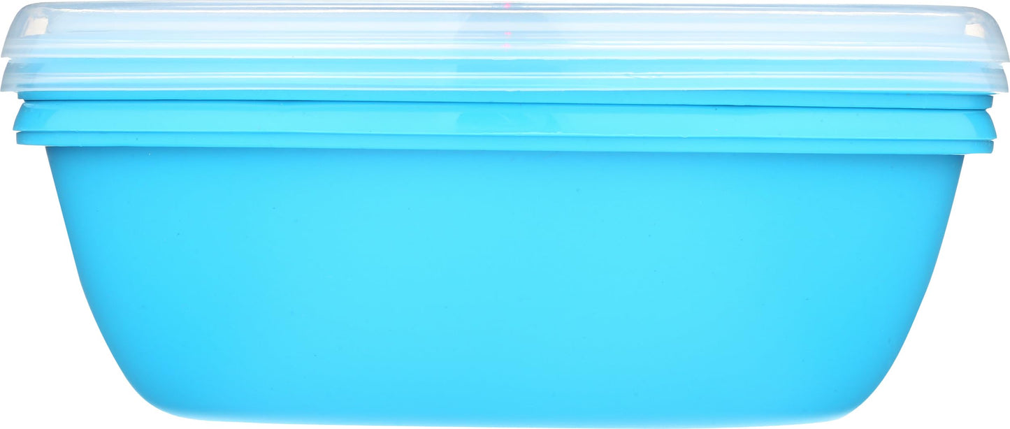 Preserve Food Storage Container, Set of 2, Aqua Blue