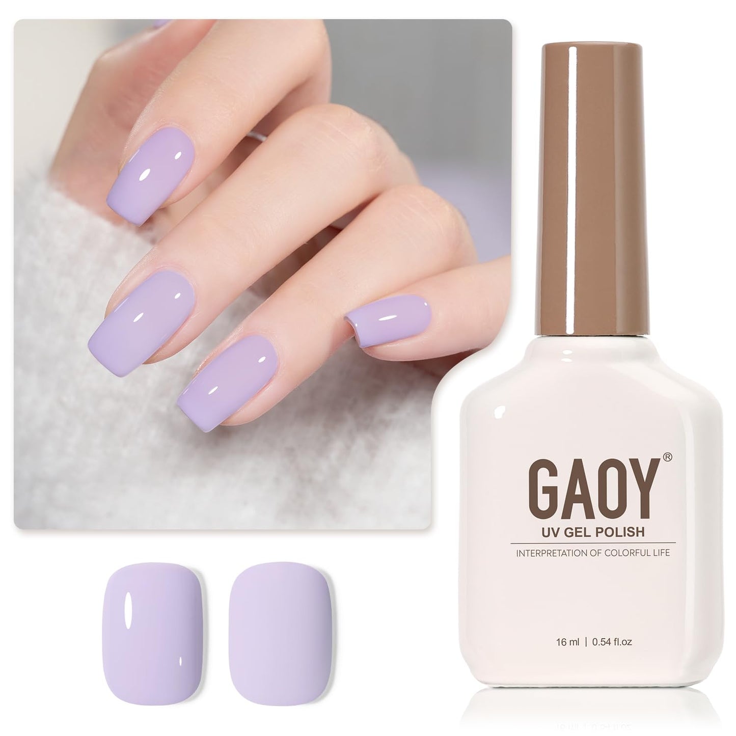 Sheer Light Pink Gel Nail Polish - 16ml UV Cure Jelly Milky White Peach for DIY Manicure & Pedicure