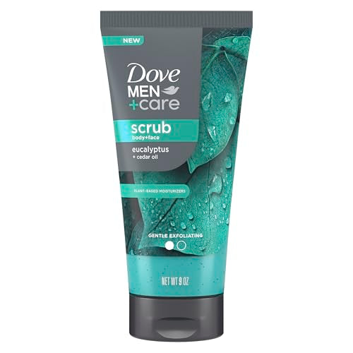 Dove Men+Care Eucalyptus Body & Face Scrub - 9 oz Exfoliator