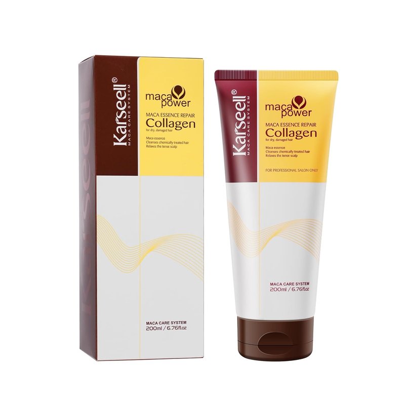 Karseell Collagen Hair Mask - Deep Repair Treatment with Argan Oil | 200ml for All Hair Types