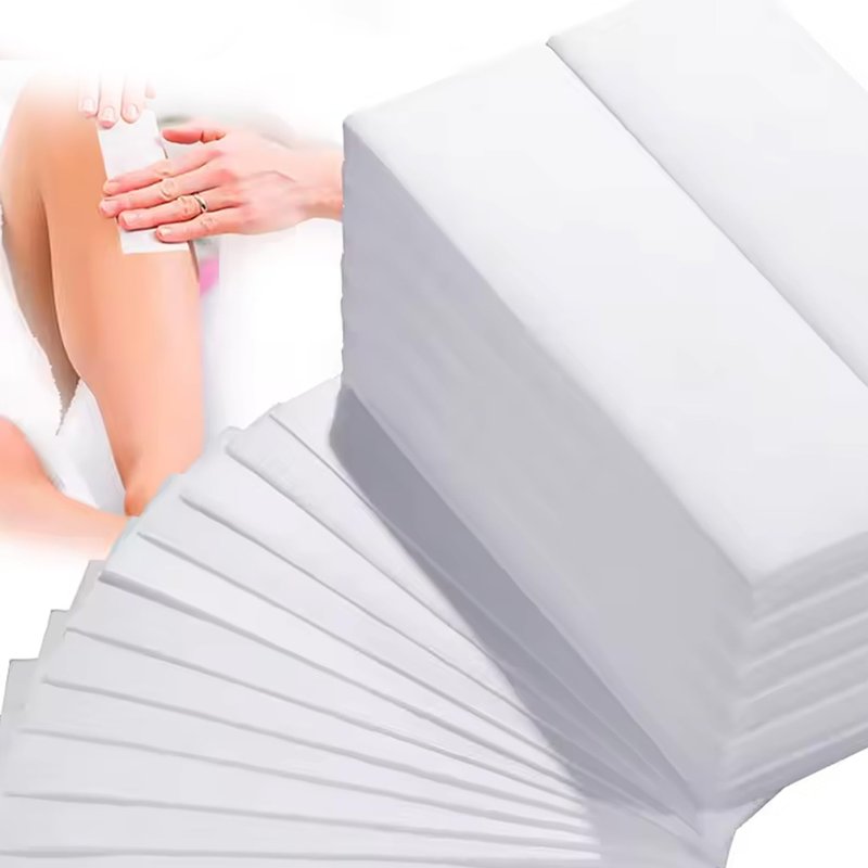 Wax Strips for Legs, 200 Sheets Wax Strips for Hair Removal 8x3 Inch Thickened Cotton Fiber Hair Removal for Legs, Armpits, Arms