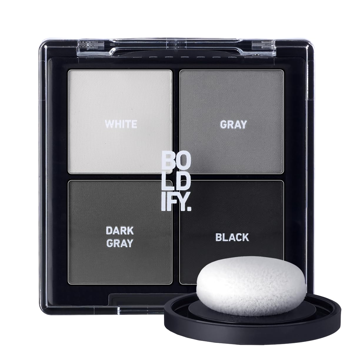 BOLDIFY Hairline Powder - Water-Resistant Root Touch Up for Gray Coverage | 10g Medium Brown, 24-Hour Stain-Proof