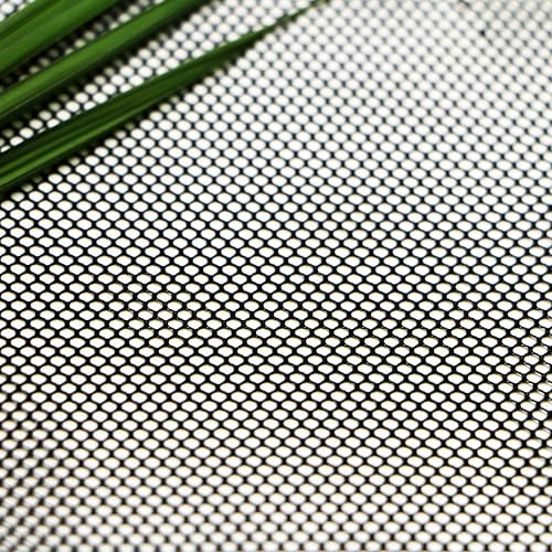 Stretch Lace Net for Wig Making - HD-5010 Black Mesh Fabric