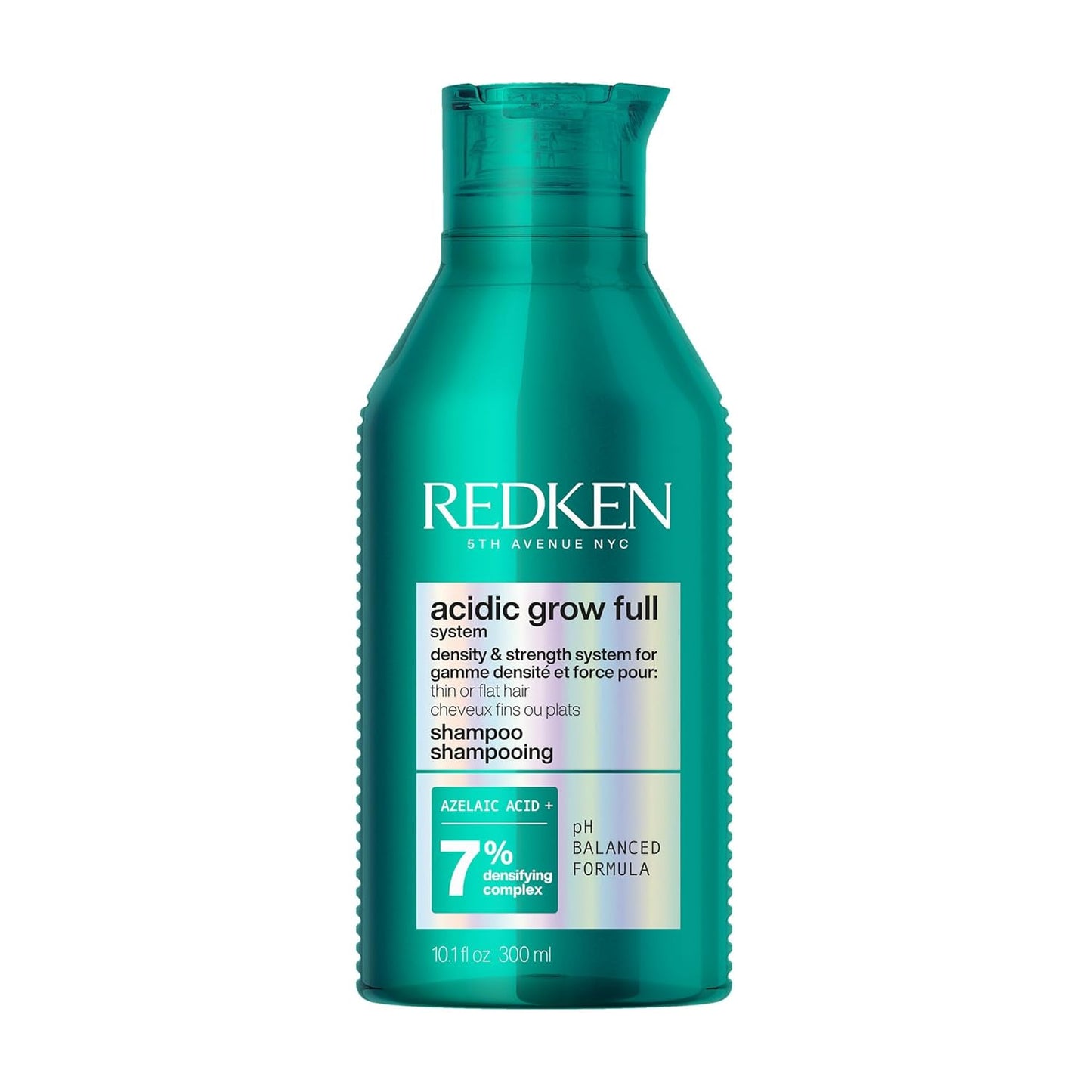 Redken Acidic Grow Full System Densifying Shampoo - Lightweight Formula for Thicker, Fuller Hair | Gentle Cleansing & Scalp Hydration