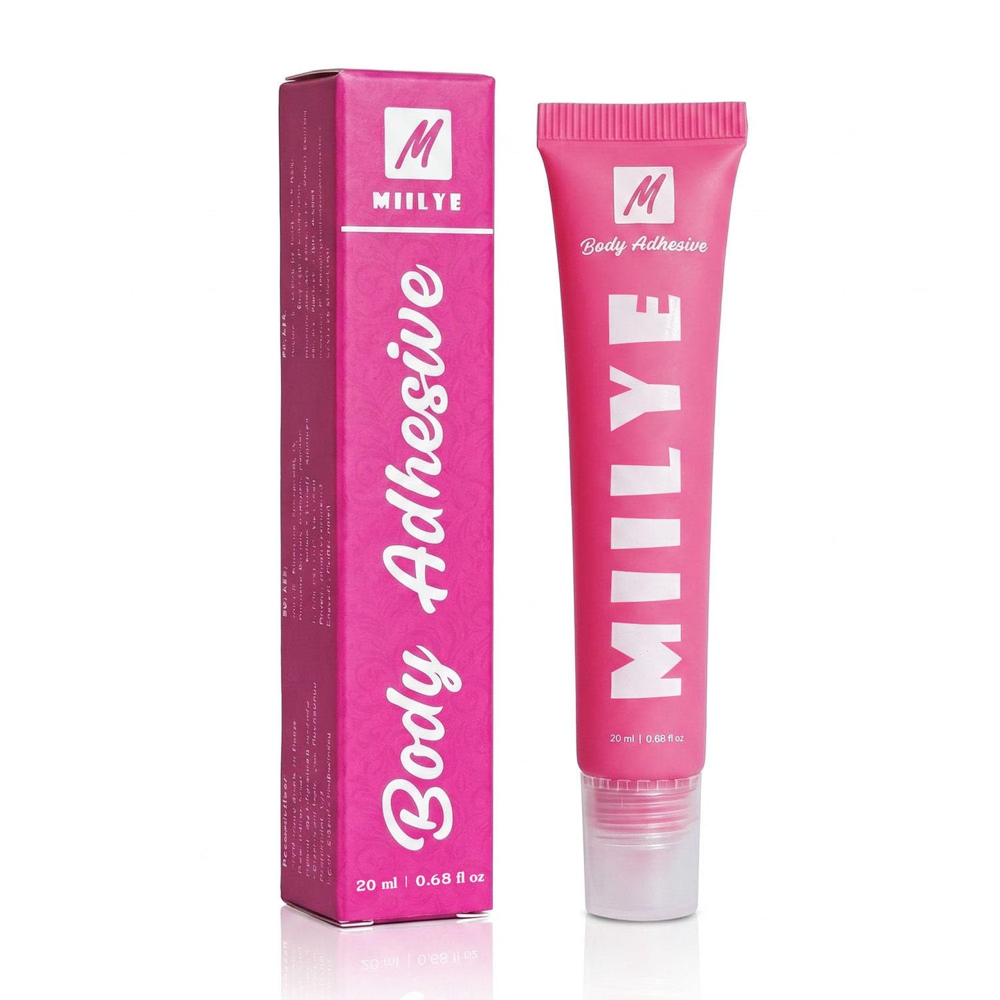 Body Adhesive Glue for Clothes 20ml, Sweat Proof, Water Wash Off Skin Adhesive, Fabric-Safe Liquid Fashion Glue Tape for Dancers, Women Bras, Wigs, Stockings