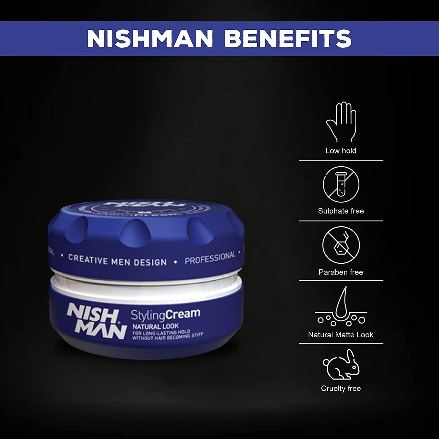 Nishman Hair Styling Cream 05 Wax 150 ml