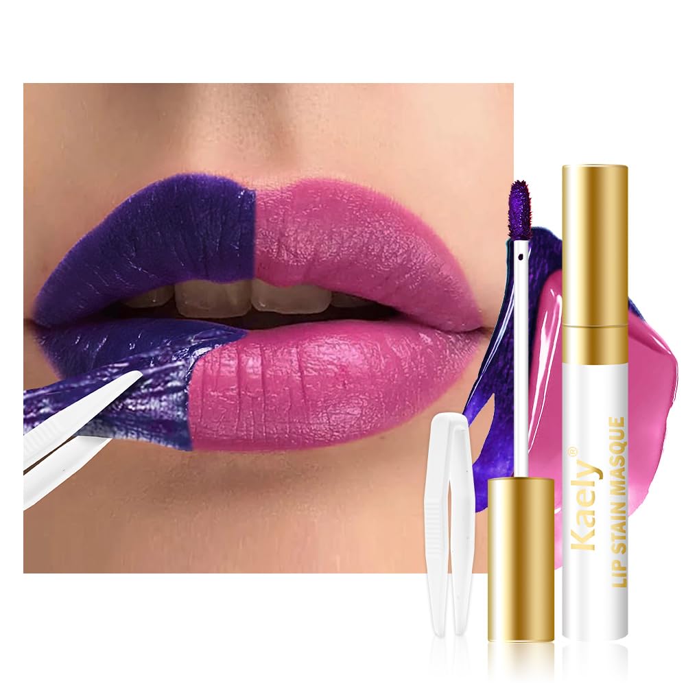 Toffee Rose Lip Stain Peel Off Masque - Long Lasting Waterproof Lip Tint | Matte Finish, Vegan, 02