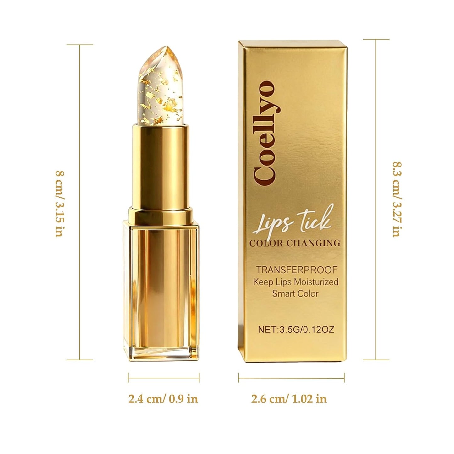 Areliaa Color Changing Lipstick for Older Women - Long Lasting, Hydrating & Transferproof | Clear Adaptable Shades