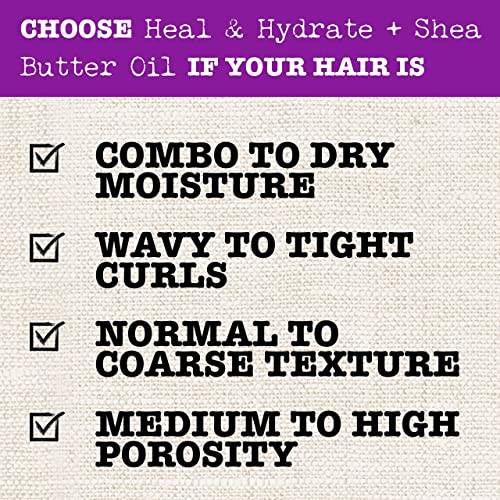 Maui Moisture Heal & Hydrate Shea Butter Hair Mask & Leave-In Conditioner for Curly Hair