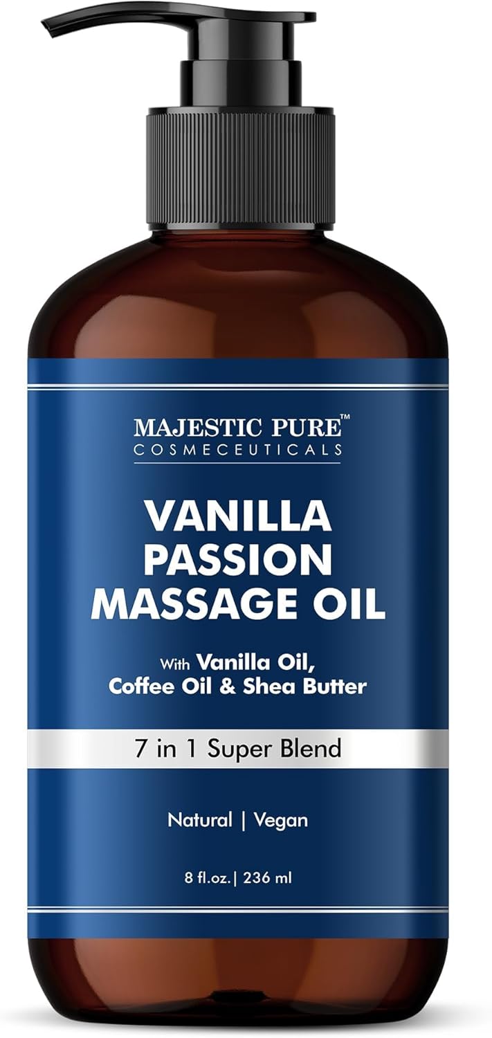 Firming Body Massage Oil - Smooth Cellulite & Improve Skin Texture - Natural Oils with Collagen | 8 fl oz